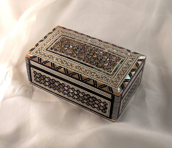 Egyptian mother of on sale pearl inlaid boxes